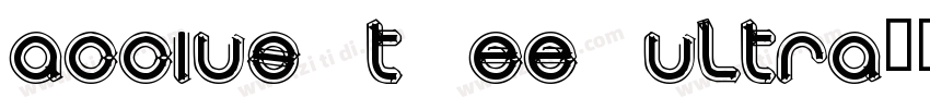 Accius T EE Ultra字体转换